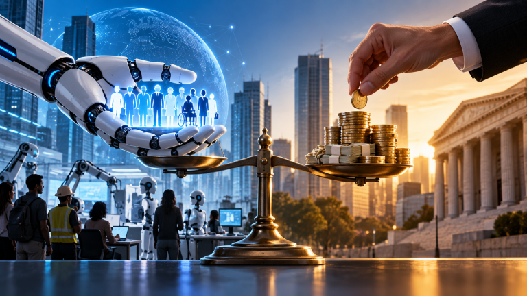 Lee más sobre el artículo Renta universal e inteligencia artificial: ¿quién paga la transición?